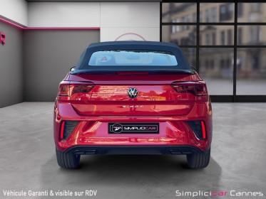 Volkswagen t-roc cabriolet garantie constructeur 1.5 tsi evo 150 start/stop dsg7 r-line occasion cannes (06) simplicicar...