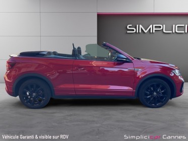 Volkswagen t-roc cabriolet garantie constructeur 1.5 tsi evo 150 start/stop dsg7 r-line occasion cannes (06) simplicicar...