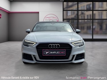 Audi a3 cabriolet 1.5 tfsi cod 150 s tronic 7 s line design luxe siege chauffant/cuir alcantara/caméra de recul garantie...