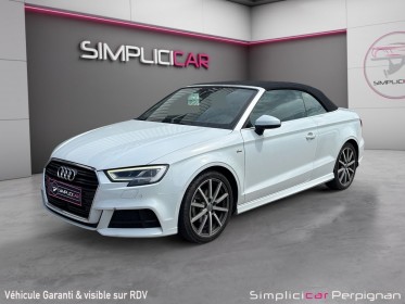 Audi a3 cabriolet 1.5 tfsi cod 150 s tronic 7 s line design luxe siege chauffant/cuir alcantara/caméra de recul garantie...