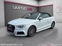 Audi a3 cabriolet 1.5 tfsi cod 150 s tronic 7 s line design luxe siege chauffant/cuir alcantara/caméra de recul garantie...