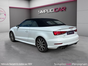 Audi a3 cabriolet 1.5 tfsi cod 150 s tronic 7 s line design luxe siege chauffant/cuir alcantara/caméra de recul garantie...