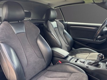 Audi a3 cabriolet 1.5 tfsi cod 150 s tronic 7 s line design luxe siege chauffant/cuir alcantara/caméra de recul garantie...