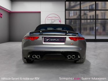 Jaguar f-type cabriolet v8 s 5.0 495 suralimente entretien complet occasion simplicicar st-maximin simplicicar simplicibike...
