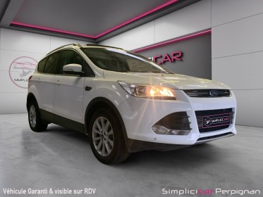 Ford kuga 2.0 tdci 150 ss 4x2 titanium/ suivi complet/ garantie 12 mois occasion simplicicar perpignan  simplicicar...