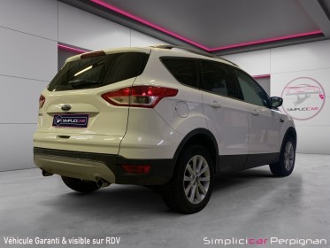 Ford kuga 2.0 tdci 150 ss 4x2 titanium/ suivi complet/ garantie 12 mois occasion simplicicar perpignan  simplicicar...
