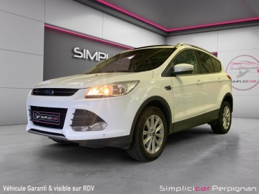 Ford kuga 2.0 tdci 150 ss 4x2 titanium/ suivi complet/ garantie 12 mois occasion simplicicar perpignan  simplicicar...