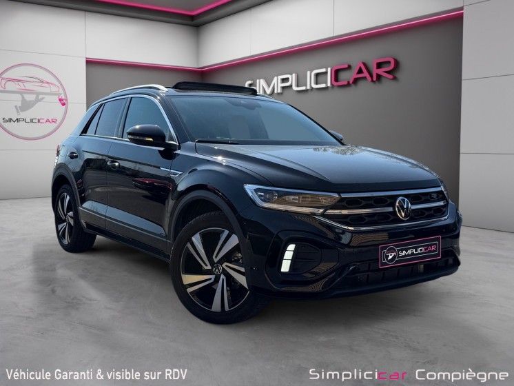 Volkswagen t-roc 1.5 tsi evo 150 start/stop dsg7 r-line - 1ére main - carplay - caméra - toit ouvrant - hayon électrique...