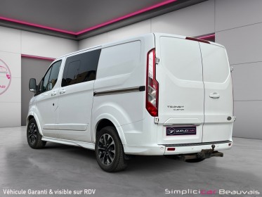 Ford transit custom cabine approfondie 290 l1h1 2.0 tdci 170 sport - garantie 1 an occasion parc voitures beauvais...