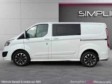 Ford transit custom cabine approfondie 290 l1h1 2.0 tdci 170 sport - garantie 1 an occasion parc voitures beauvais...