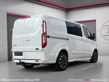 Ford transit custom cabine approfondie 290 l1h1 2.0 tdci 170 sport - garantie 1 an occasion parc voitures beauvais...