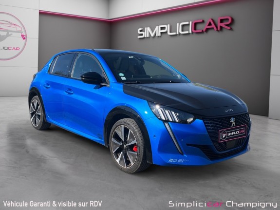 Peugeot 208 electrique 50 kwh 136ch gt - première main - toit panoramique - carplay - batterie encore garantie - entretien...