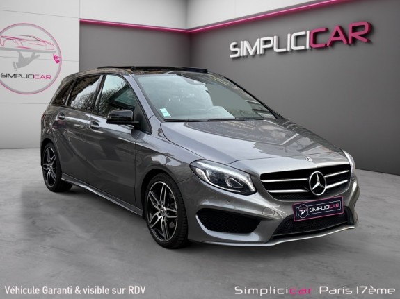 Mercedes classe b 180 d 7-g dct fascination/toit ouvrant/camera de recul/garantie 12 mois occasion paris 17ème (75)(porte...