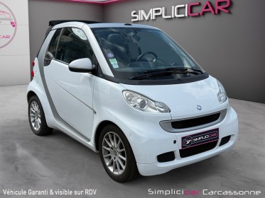 Smart fortwo ii 1.0 71 cabrio passion occasion simplicicar carcassonne simplicicar simplicibike france