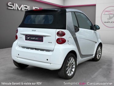 Smart fortwo ii 1.0 71 cabrio passion occasion simplicicar carcassonne simplicicar simplicibike france
