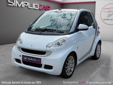 Smart fortwo ii 1.0 71 cabrio passion occasion simplicicar carcassonne simplicicar simplicibike france