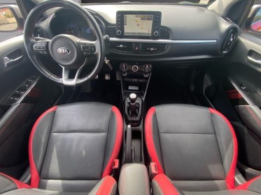 Kia picanto 1.0l 67 ch bvm5 gt line - 1er main, caméra de recul, carplay, régulateur adap - garantie 12 mois occasion...