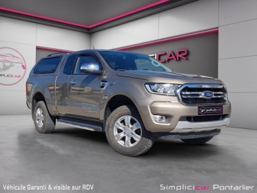 Ford ranger super cabine 2.0 ecoblue 213 bv10 limited / garantie 12 mois minimum / occasion simplicicar pontarlier...