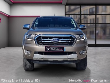 Ford ranger super cabine 2.0 ecoblue 213 bv10 limited / garantie 12 mois minimum / occasion simplicicar pontarlier...
