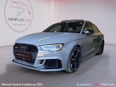Audi rs3 berline sans fap 2.5 tfsi 400 s tronic 7 quattro occasion simplicicar pertuis  simplicicar simplicibike france