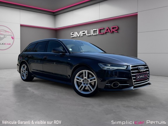 Audi a6 avant v6 3.0 bitdi 320 tiptronic 8 quattro s line ext // audio bose / sieges  volant chauffants  /entretien ok /......