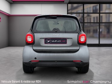 Smart fortwo coupe 82 ch electrique prime - pack sport - gris mat - cuir occasion champigny-sur-marne (94) simplicicar...