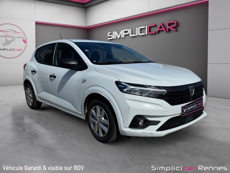 Dacia sandero 1.0 sce 65 essentiel carplay - regulateur de vitesse occasion simplicicar rennes simplicicar simplicibike france