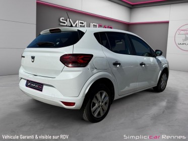 Dacia sandero 1.0 sce 65 essentiel carplay - regulateur de vitesse occasion simplicicar rennes simplicicar simplicibike france