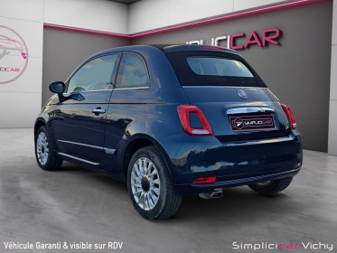 Fiat 500c serie 6 euro 6d 1.2 69 ch lounge cabriolet garantie 12 mois occasion simplicicar vichy simplicicar simplicibike...