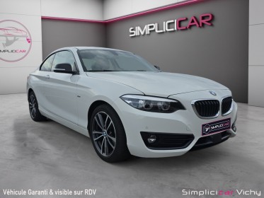 Bmw serie 2 coupe f22 lci 218 d 150 ch bva8 sport entretien full bmw garantie 12 mois occasion simplicicar vichy simplicicar...