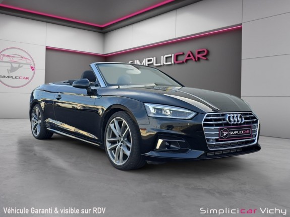 Audi a5 cabriolet 2.0 40 tsfi 190 ch   avus s tronic 7 caméra de recul virtual cockpit révisée garantie 12 mois occasion...