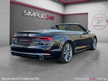 Audi a5 cabriolet 2.0 40 tsfi 190 ch   avus s tronic 7 caméra de recul virtual cockpit révisée garantie 12 mois occasion...