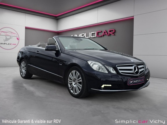 Mercedes classe e cabriolet 350 cdi 231 ch  executive a blue efficiency révisée garantie 12 mois occasion simplicicar vichy...