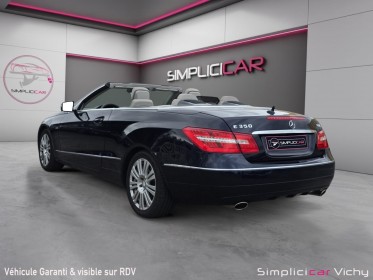 Mercedes classe e cabriolet 350 cdi 231 ch  executive a blue efficiency révisée garantie 12 mois occasion simplicicar vichy...