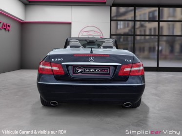 Mercedes classe e cabriolet 350 cdi 231 ch  executive a blue efficiency révisée garantie 12 mois occasion simplicicar vichy...