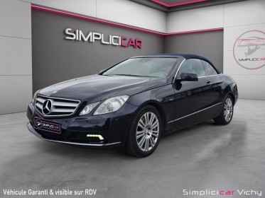 Mercedes classe e cabriolet 350 cdi 231 ch  executive a blue efficiency révisée garantie 12 mois occasion simplicicar vichy...