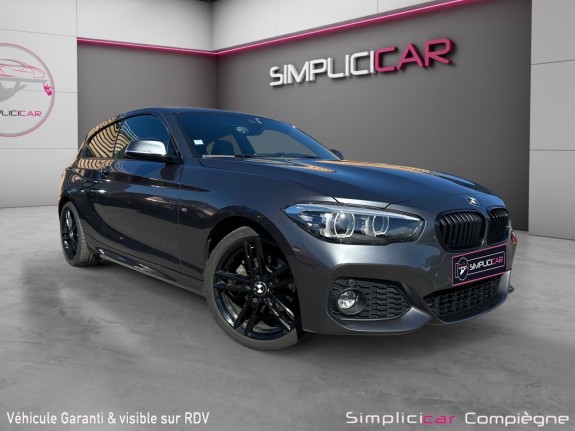 Bmw serie 1 f21 lci2 120i 184 ch bva8 pack m ultimate shadow  - faible km - immat fr - occasion simplicicar compiegne...