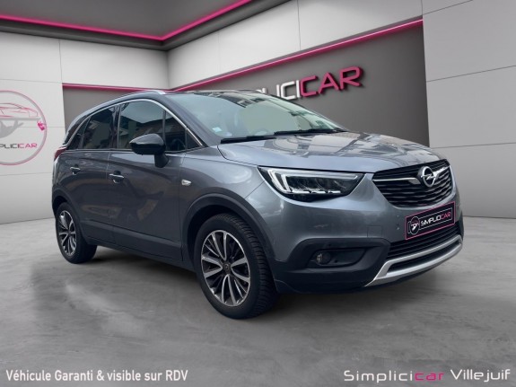 Opel crossland x 2018 1.2 turbo 110 ch bva6 ultimate, caméra de recul, toit panoramique, garantie 12 mois occasion...