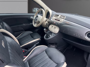 Fiat 500 serie 3 1.2 8v 69 ch lounge dualogic, toit panoramique, radar de recul, garantie 12 mois. occasion simplicicar...