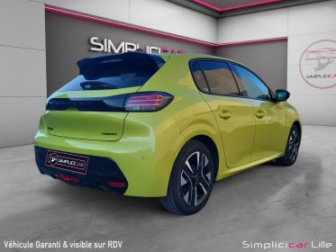 Peugeot 208 1.2 hybrid 100 allure e-dcs6 // garantie constructeur// occasion simplicicar lille  simplicicar simplicibike france