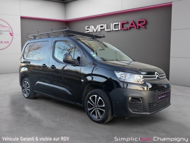 Citroen berlingo taille xl bluehdi 130 eat8 shine / camera / jantes / carplay / prix ht occasion champigny-sur-marne (94)...