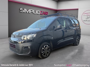 Citroen berlingo taille xl bluehdi 130 eat8 shine / camera / jantes / carplay / prix ht occasion champigny-sur-marne (94)...