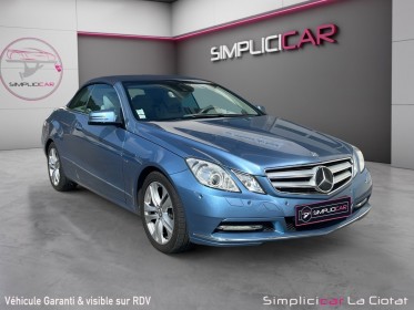 Mercedes classe e cabriolet 350 blueefficiency executive a occasion simplicicar la ciotat simplicicar simplicibike france
