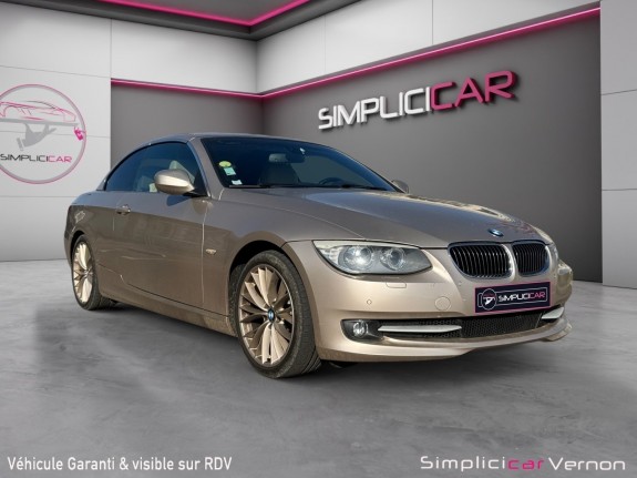Bmw serie 3 cab e93 lci 330d 245 ch luxe a  jantes couleur carrosserie  garantie 12 mois occasion simplicicar vernon...