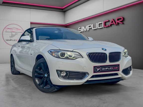 B.m.w. serie 2 cabriolet 220d - 190cv - luxury occasion simplicicar la fleche simplicicar simplicibike france