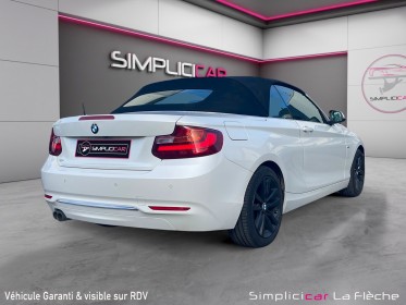 B.m.w. serie 2 cabriolet 220d - 190cv - luxury occasion simplicicar la fleche simplicicar simplicibike france