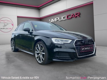 Audi a3 sportback 40 tdi 184 s tronic 7 quattro design luxe - toit ouvrant, attelage, caméra, carplay - garantie 12 mois...