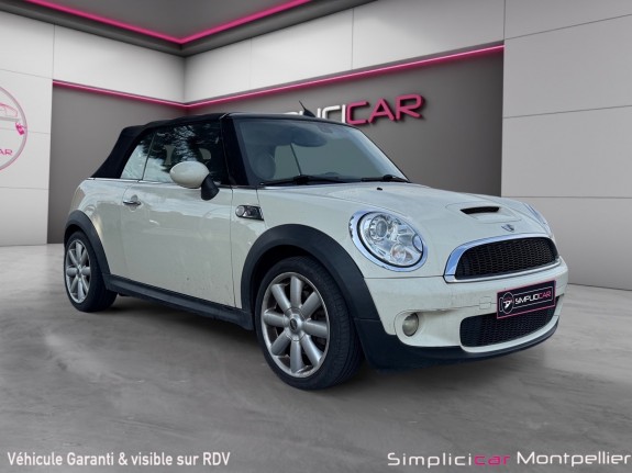 Mini cabriolet r57 1.6i 184ch cooper s occasion montpellier (34) simplicicar simplicibike france