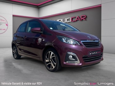 Peugeot 108 1.2 puretech 82ch bvm5 allure garantie 12 mois occasion simplicicar limoges  simplicicar simplicibike france