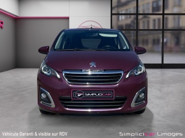 Peugeot 108 1.2 puretech 82ch bvm5 allure garantie 12 mois occasion simplicicar limoges  simplicicar simplicibike france